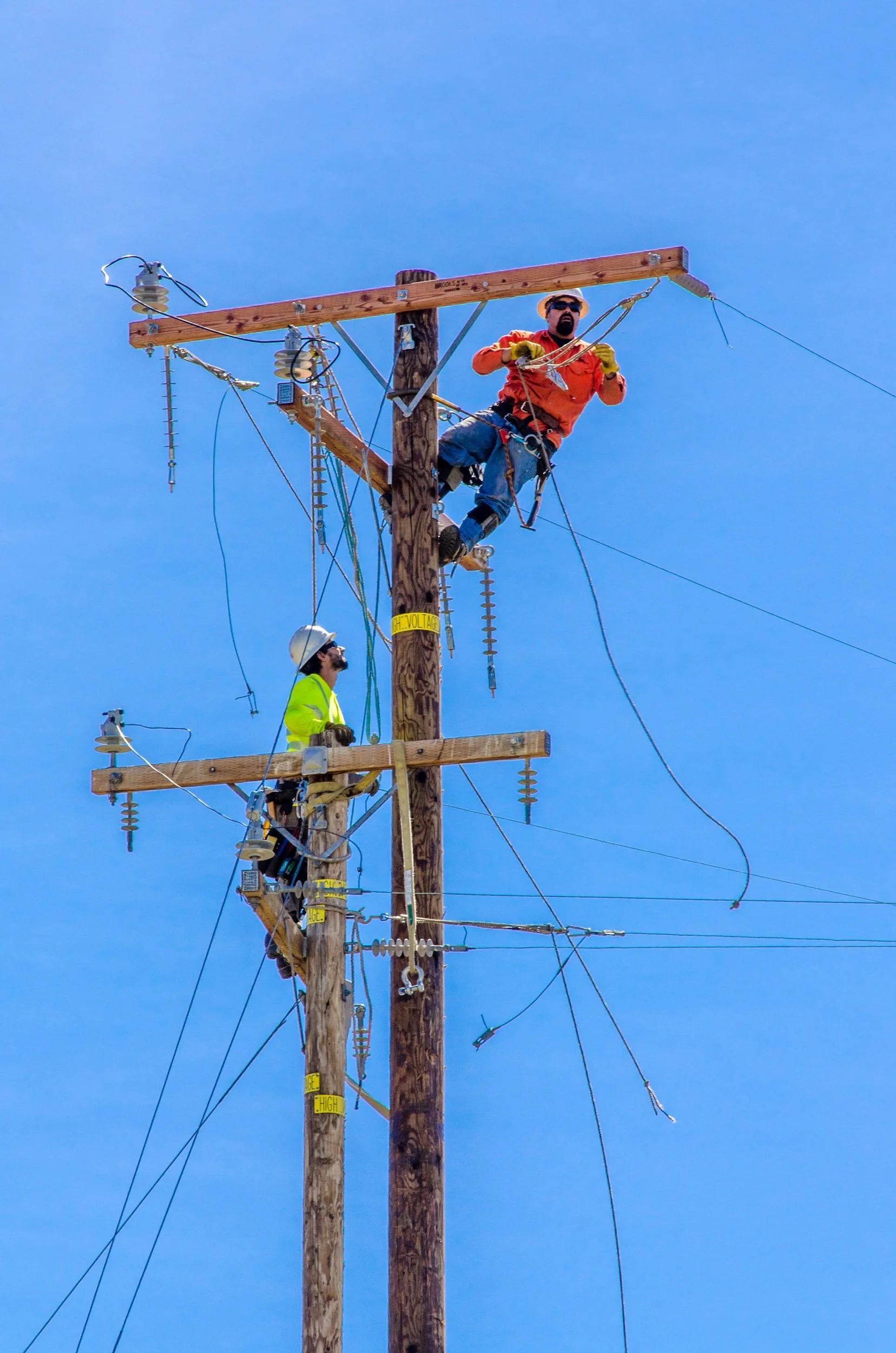 Electrical linemen new utilities, Los Angeles, Southern California, Greater Sacramento Valley, SF Bay Area, Northern California Photographer Traveling Nationwide