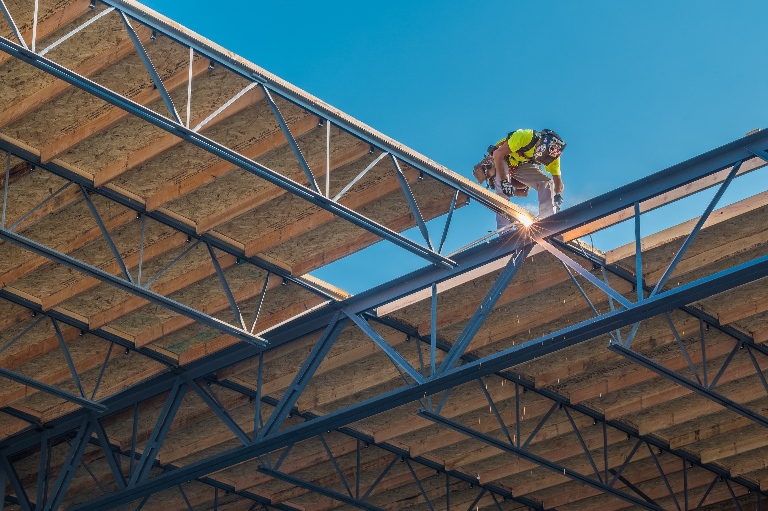 Commercial building structure welding, Stockton, Modesto, Fresno, Central Valley, California