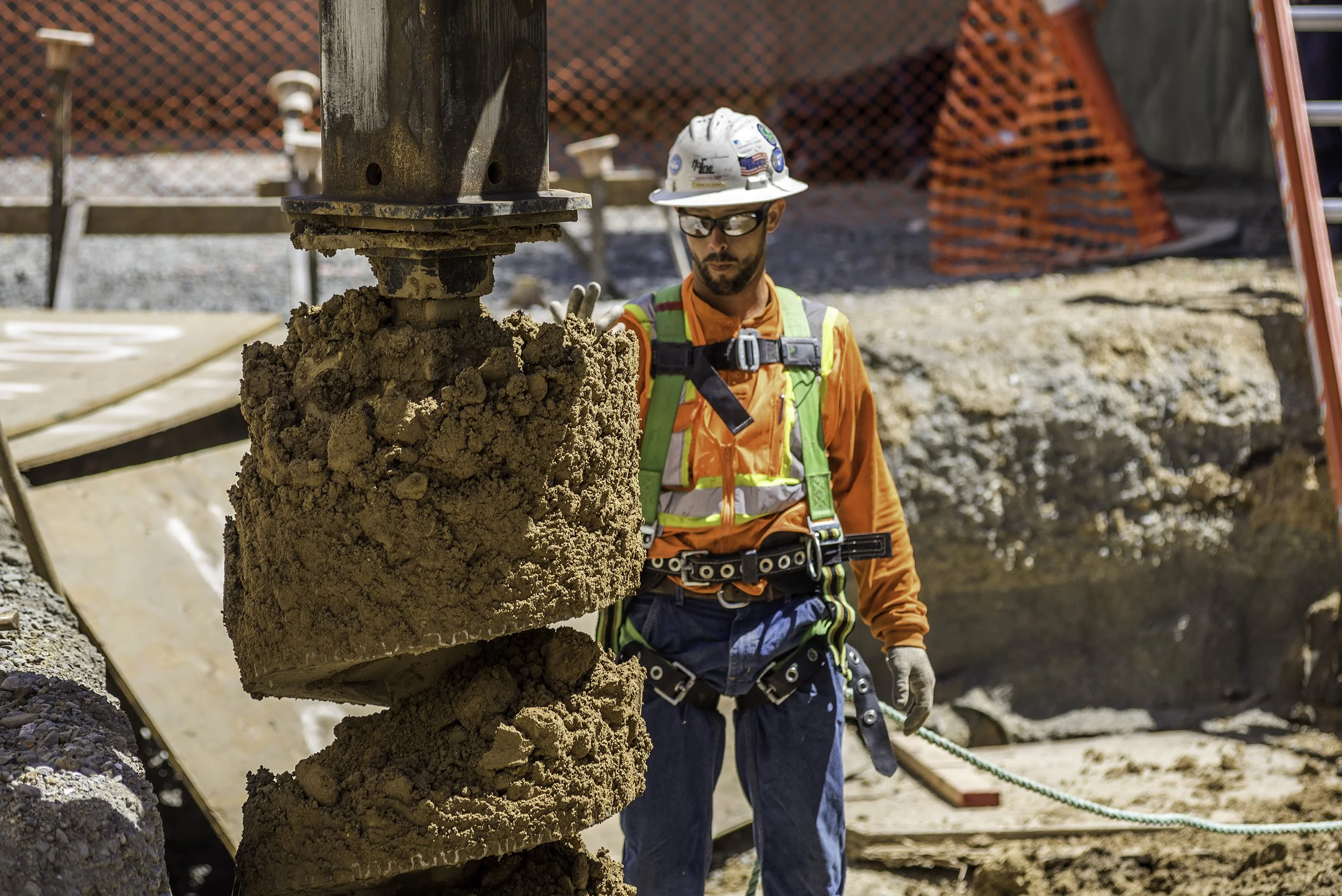 Utility infrastructure construction job site , San Francisco, San Jose, Oakland, SF Bay Area, Northern California