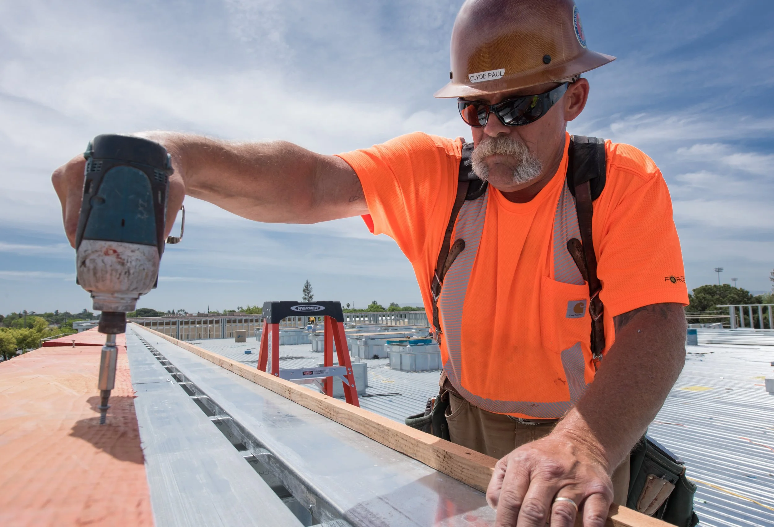 Job site roof top sheet metal work, San Francisco, San Jose, Oakland, SF Bay Area, Northern California