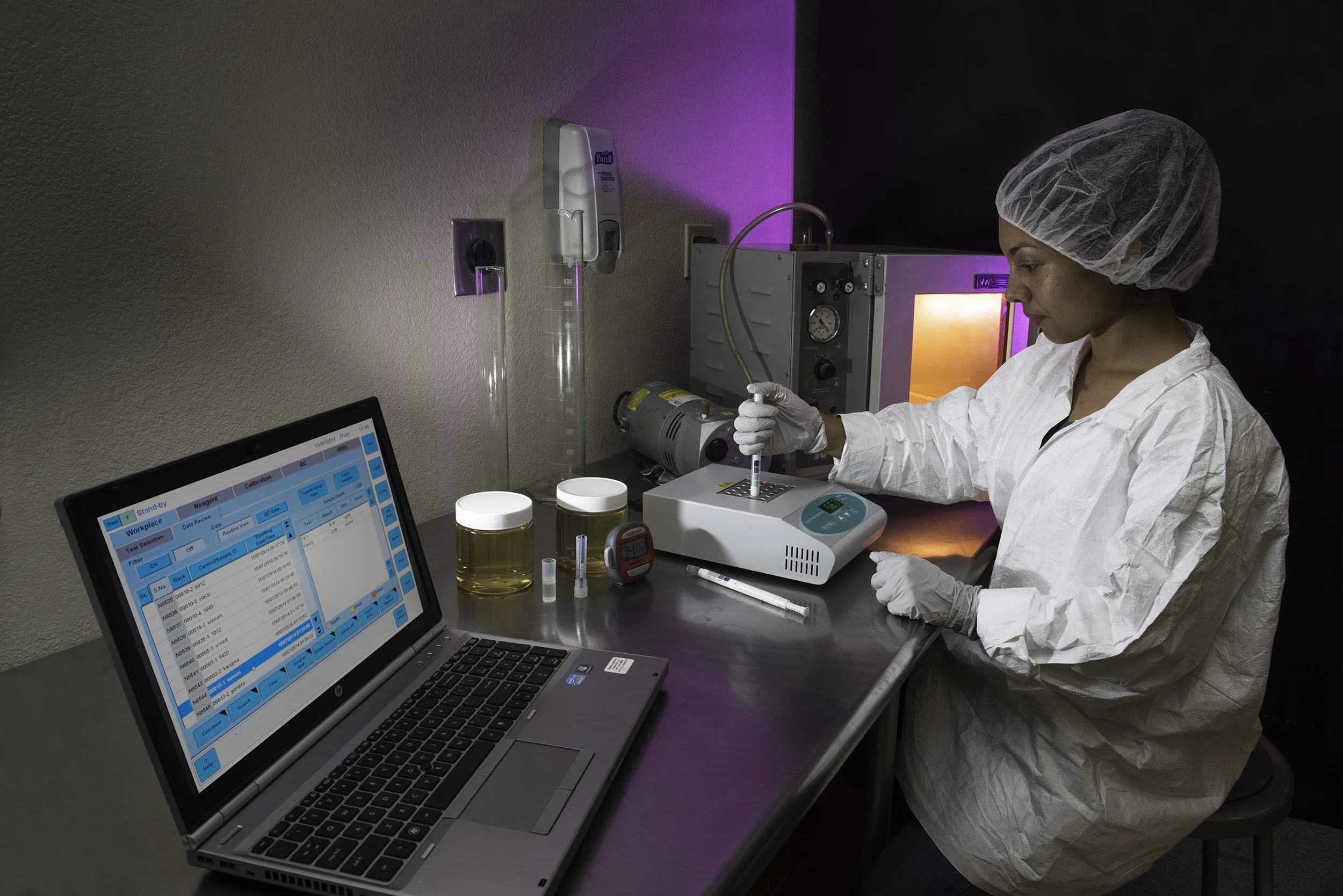 food sample testing utilizing modern technology, Sacramento, Woodland, Sacramento Valley, Northern California