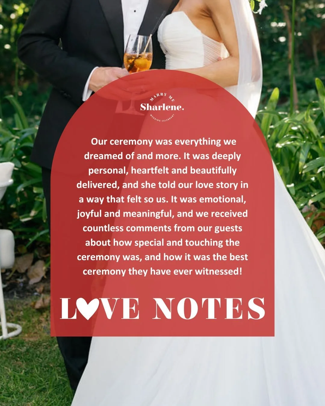 Love notes from Sarah &amp; Alex ❤️❤️

From the very beginning, Sharlene was nothing short of extraordinary. She has the most calming, reassuring presence, and from our very first meeting she made us feel completely at ease, supported and so genuinel
