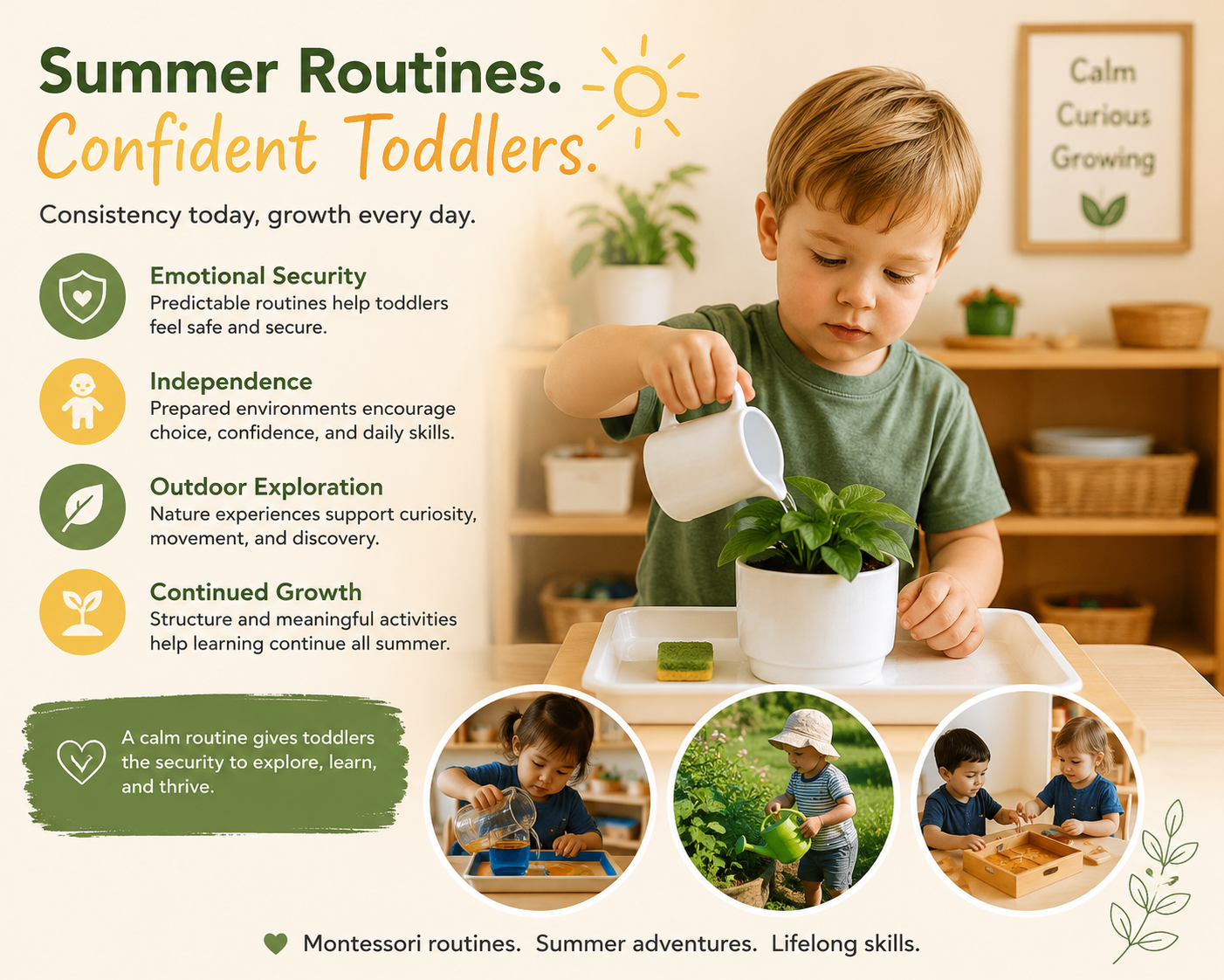 Montessori Daycare During Summer: Why Structure Still Matters