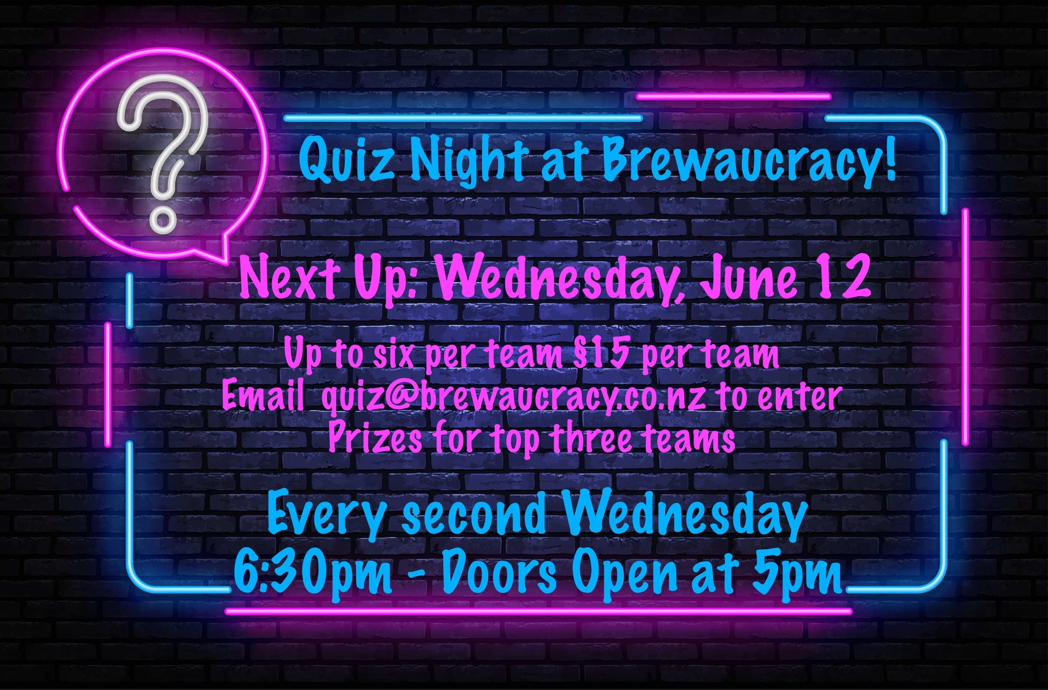 Bureaucracy Quiz Nights