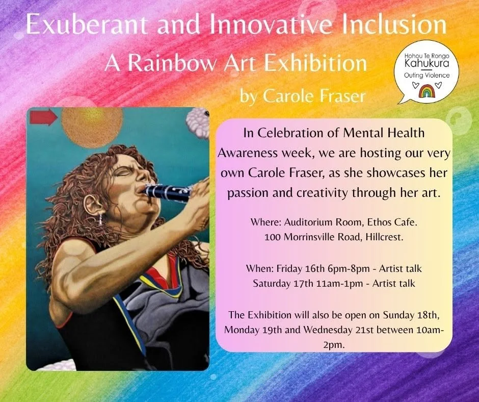A Rainbow Art Exhibition by Carole Fraser