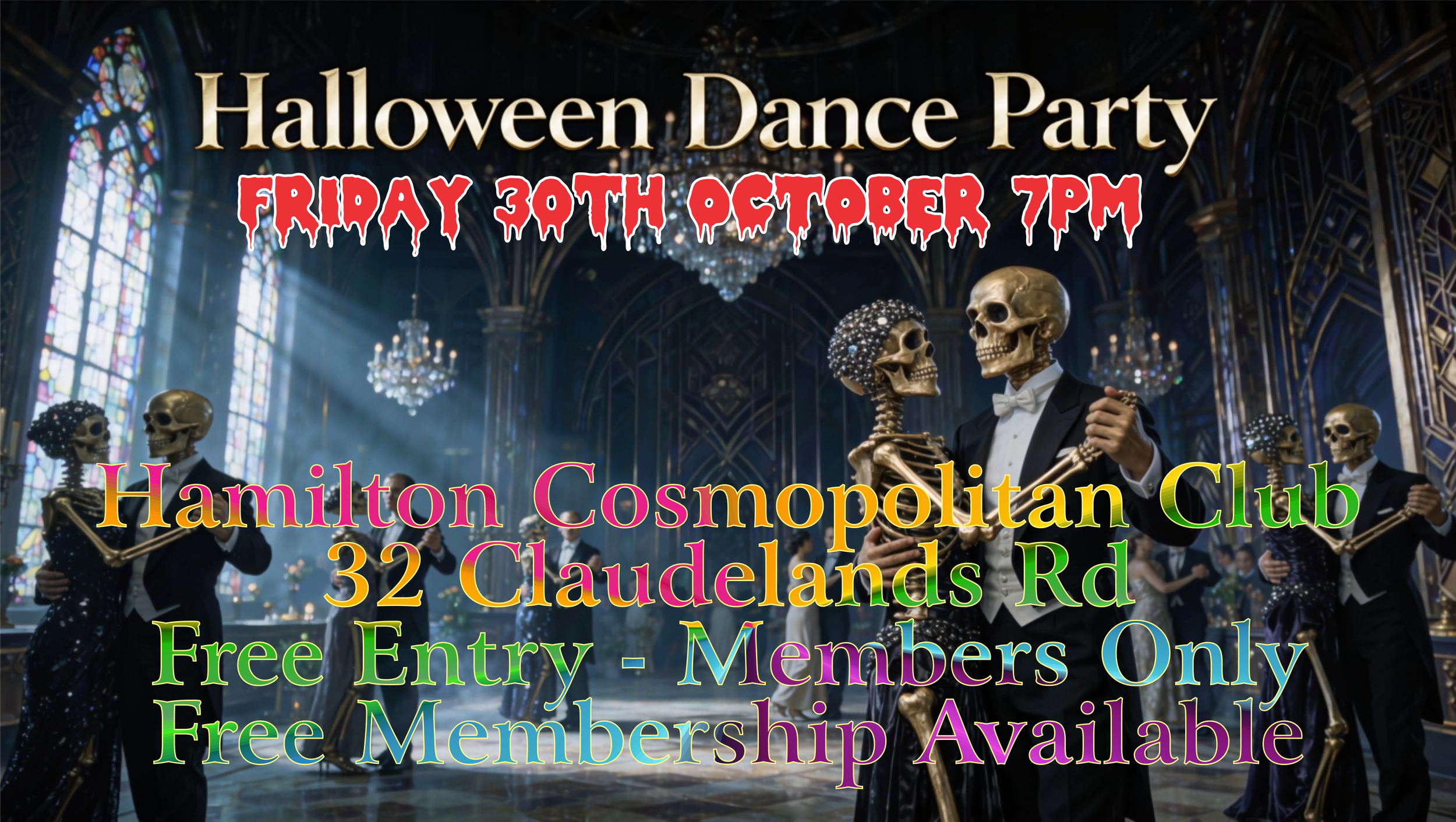 Halloween Dance Party at the Cossy