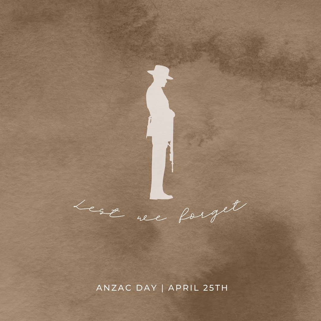 CLOSED TOMORROW 🌹 

The cafe will be closed tomorrow as we take a day to remember those who gave their lives in defence of others. 

LEST WE FORGET | ANZAC DAY 2024 | WE WILL REMEMBER THEM.
