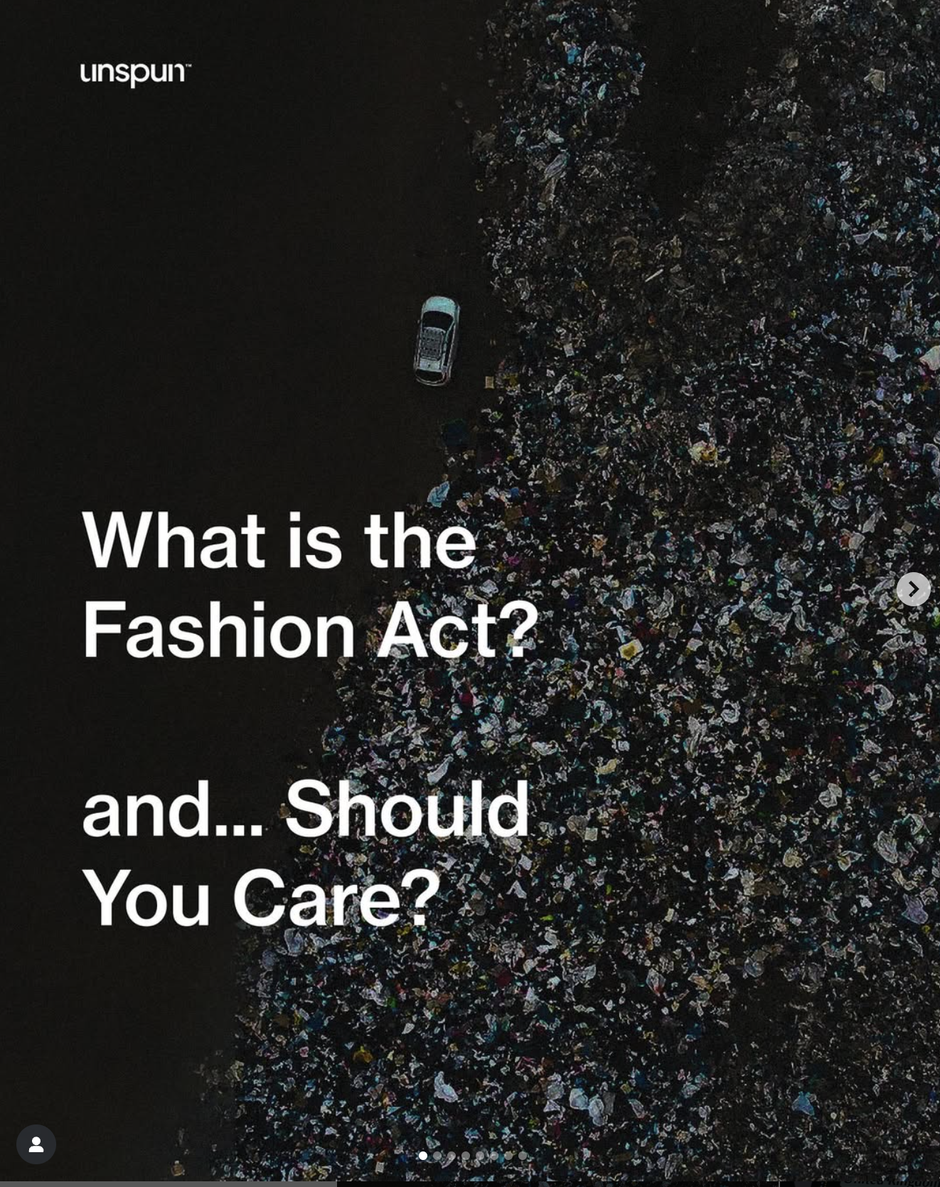 Fashion Act Post - unspun edu campaign