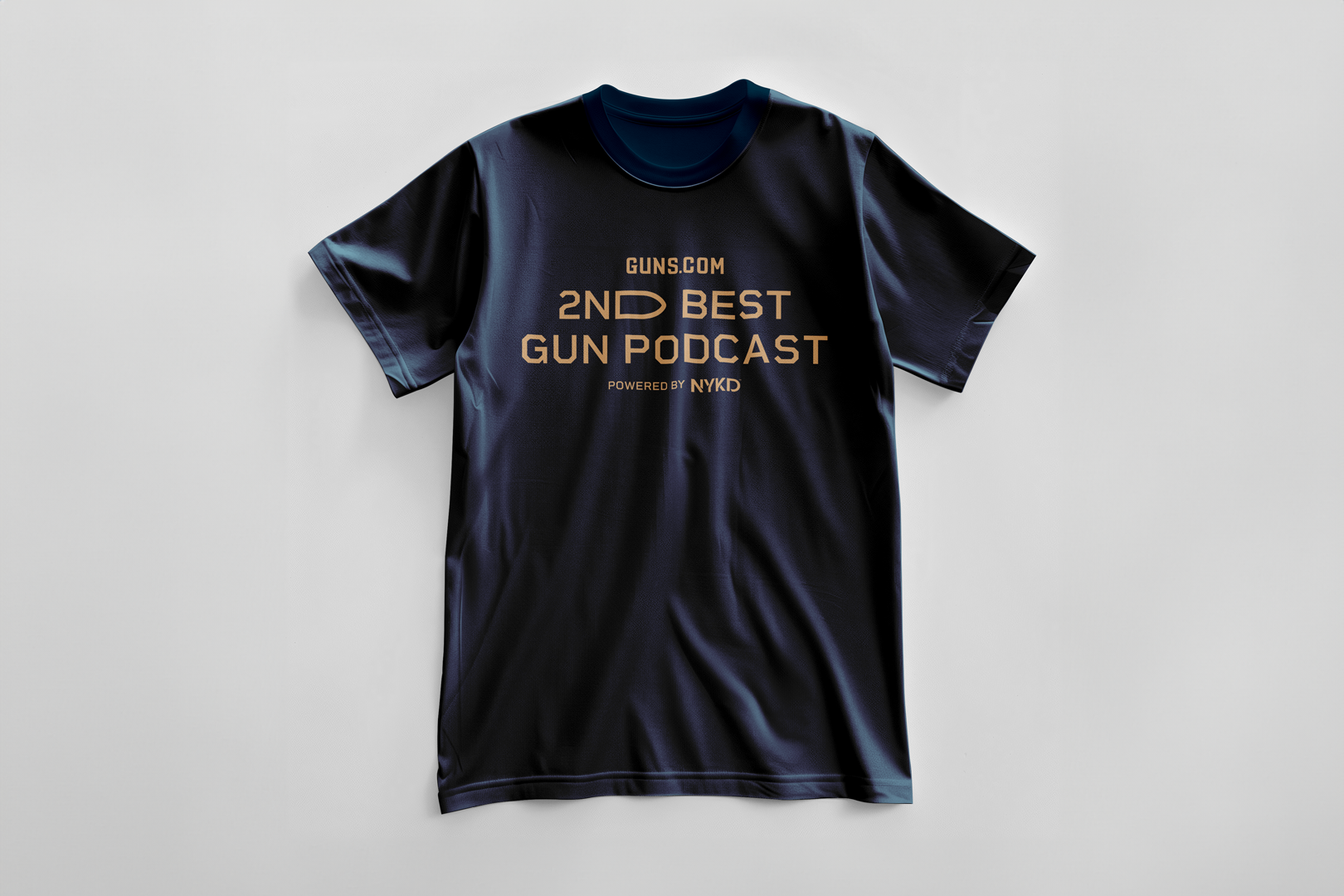 2nd Best Gun Podcast Shirt Mockup
