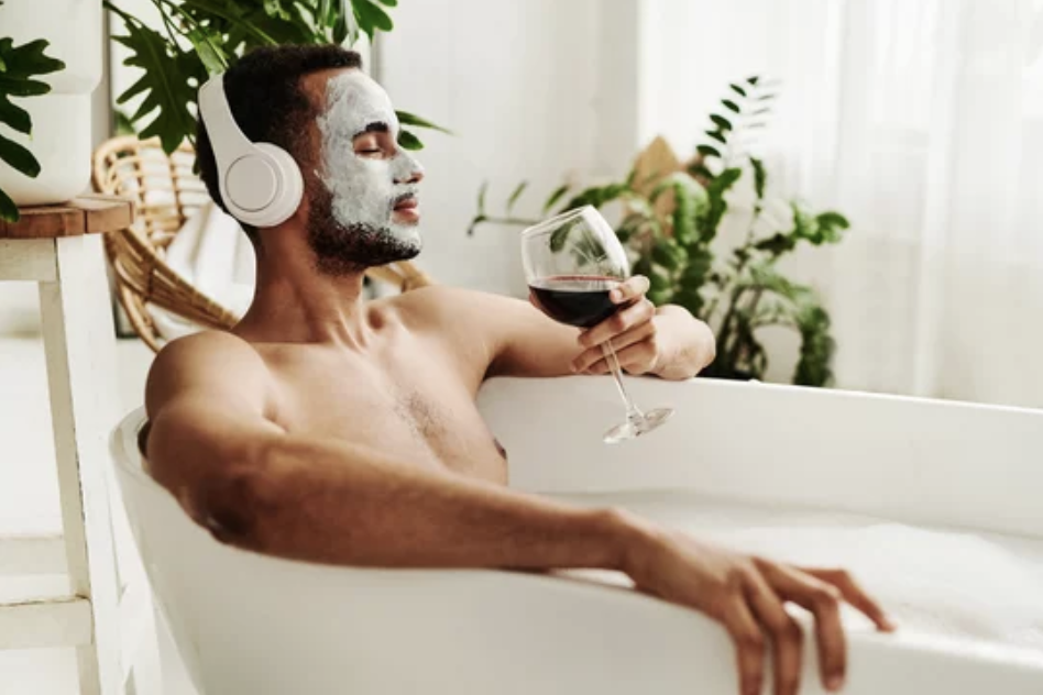 Beard Oil Bath Bomb Facial Oils Inclusive Beauty Wine Tub Relax Unwind