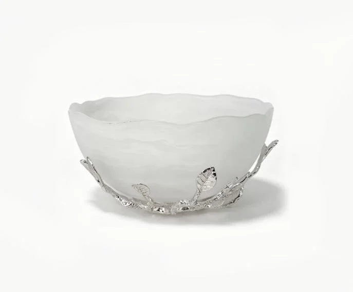 LEAF LARGE BOWL SILVER