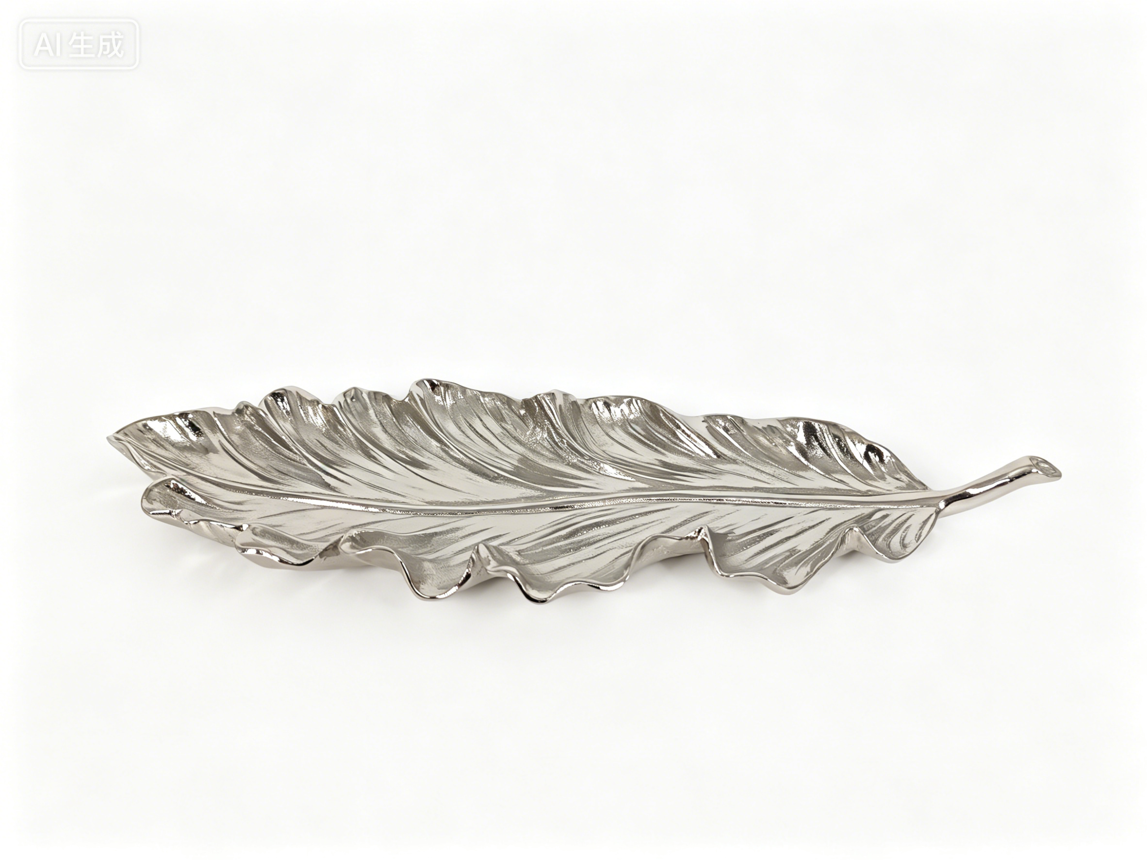 LEAF TRAY L SILVER