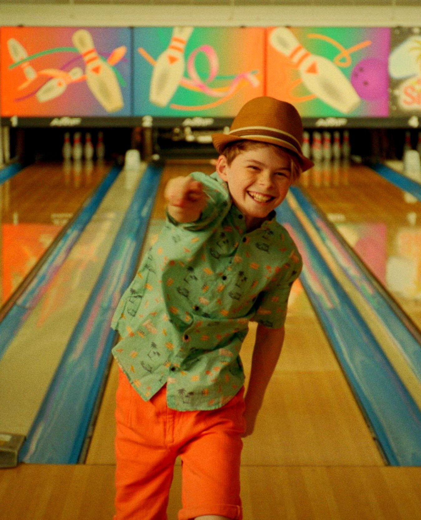 Merrick Hanna's never bowled before.⁠
⁠
He practiced so he could get a strike while we were rolling.⁠
⁠
Merrick Hanna got the strike.⁠
⁠
Merrick is amazing! ⁠
⁠
The whole short film is on our YouTube. ⁠
⁠
He's got 16.5 million subscribers on his chan
