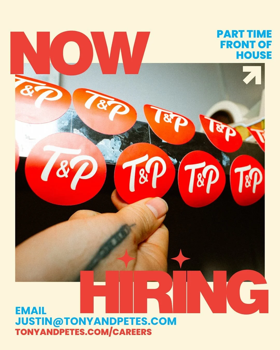 LOOKING TO GET YOUR FOOT IN THE DOOR WITH AN ALL-STAR TEAM?

NOW IS YOUR CHANCE 👊🏻💥

We are hiring for a part time, Front of House position. Looking to fill a few shifts a week with the opportunity to pick up additional shifts and potentially grow