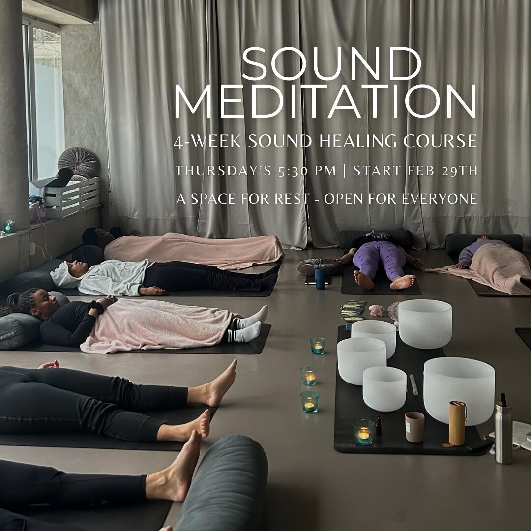 SOUND MEDITATION 4-WEEK COURSE 🌀

This course is for anyone who is curious about sound and different ways of getting into deep relaxation &amp; meditation.

We will start our classes with pranayama (breathwork), a guided grounding meditation and slo
