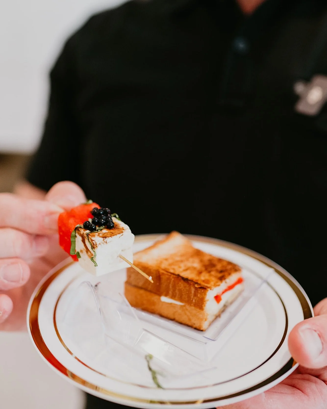 A Perfect Pairing: Fresh &amp; Decadent ✨
A bite of summer and a taste of indulgence&mdash;all on one plate.

Our Feta &amp; Watermelon Skewers with balsamic pearls offer a refreshing, vibrant contrast, while the Truffle Grilled Cheese melts together