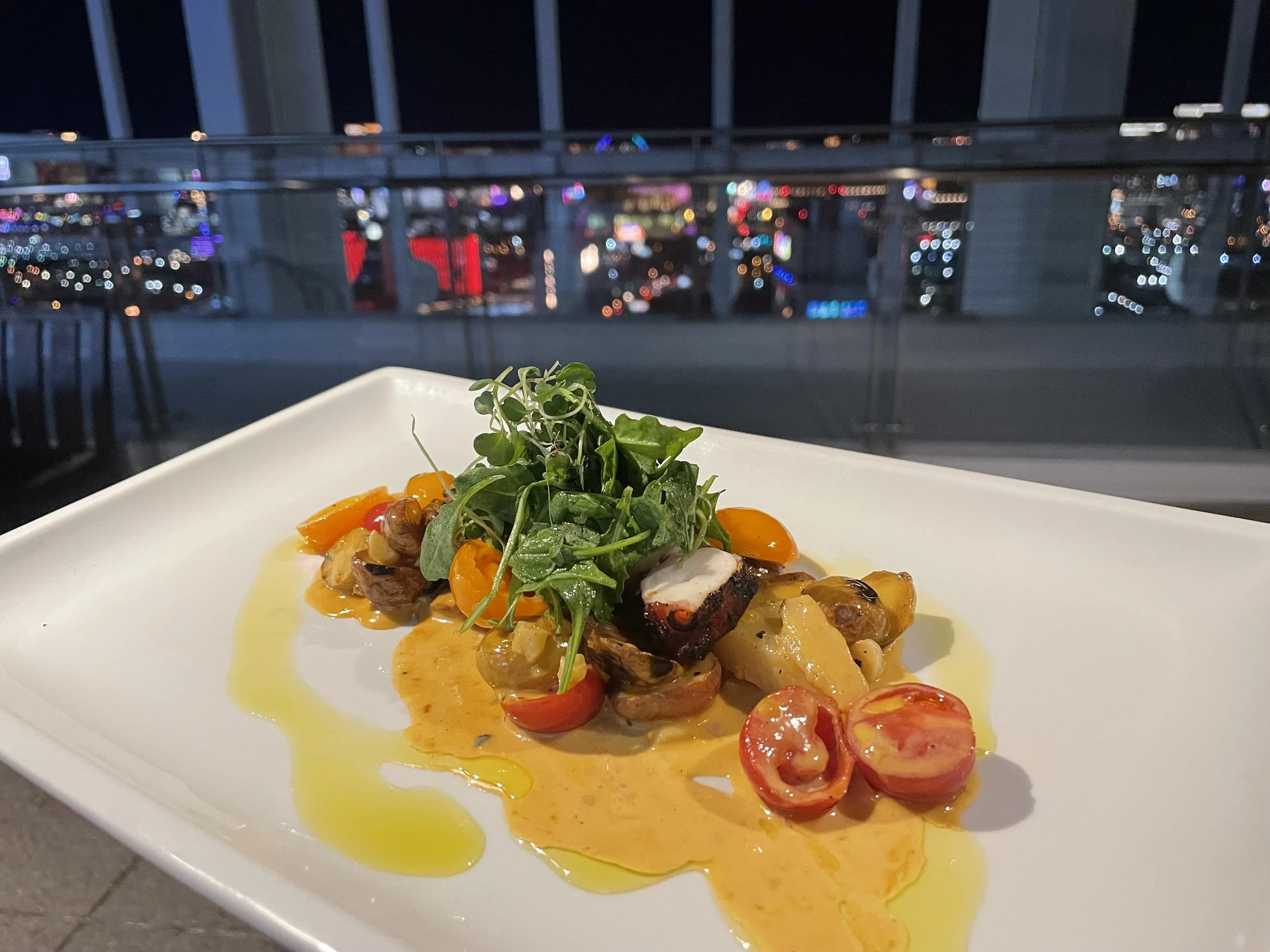 Private Dining at the Palms Place Penthouse Gallery — Greens Culinary Group - Private Penthouse Suite Culinary Experiences