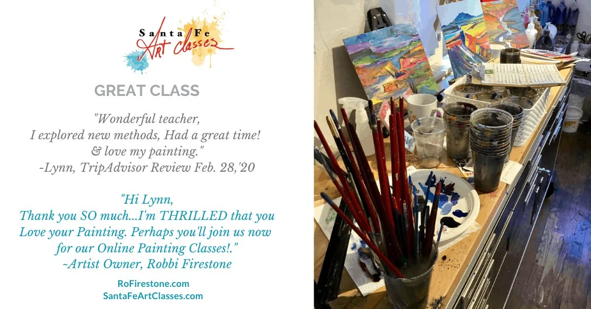 Great Class! — Santa Fe Art Classes 2 Hour Private Painting Classes