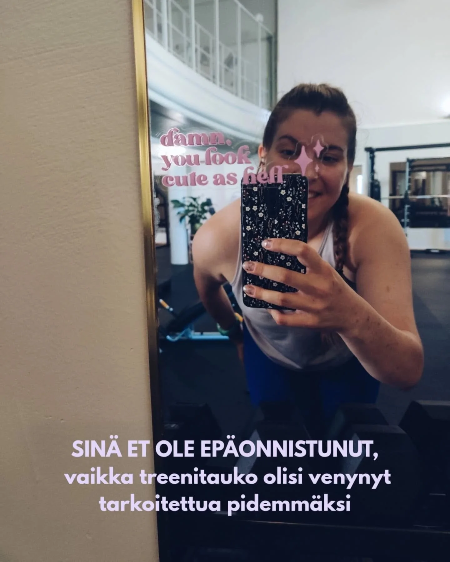 Pieni muistutus meille kaikille 💜

Jos olet nyt palaamassa tai palannut harrastusten ja liikunnan pariin kes&auml;tauon j&auml;lkeen, ja p&auml;&auml;limm&auml;inen fiilis olikin harmitus innostuksen sijaan, niin haluan ett&auml; sin&auml; tied&auml