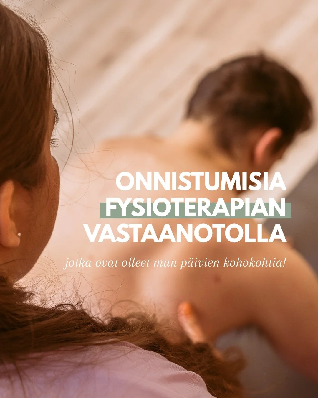 Viime postausta (valmennettavien onnistumiset 🤩) tajusin, ett&auml; aika harvoin tulee t&auml;&auml;ll&auml; jaettua mit&auml;&auml;n, mit&auml; teen fysioterapian vastaanotolla. Ja mit&auml; siell&auml; tapahtuu.

Siisp&auml;, t&auml;ss&auml; ylist