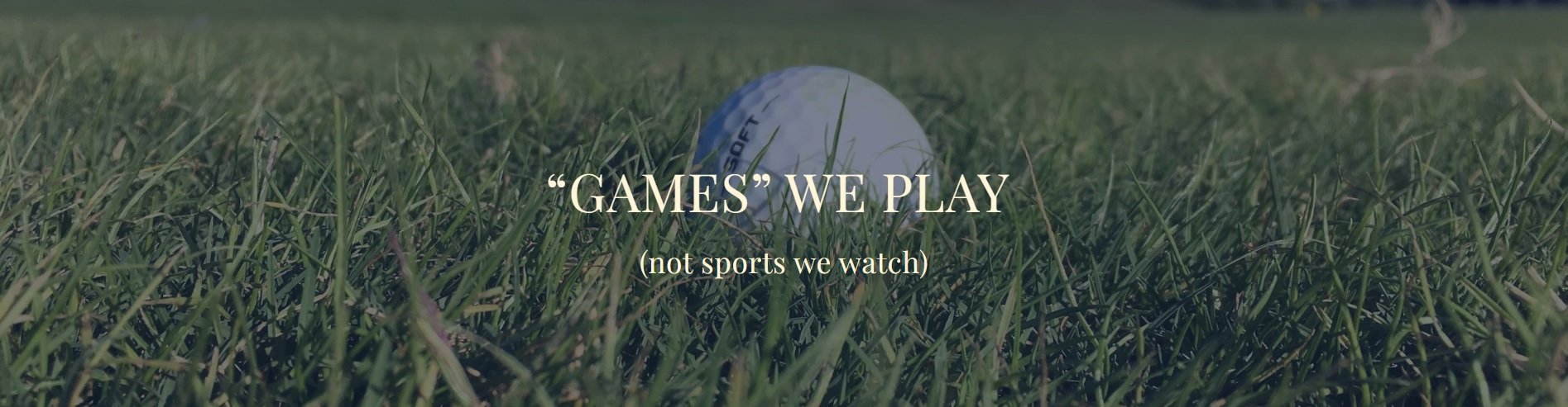 Golf: What’s All the Fuss