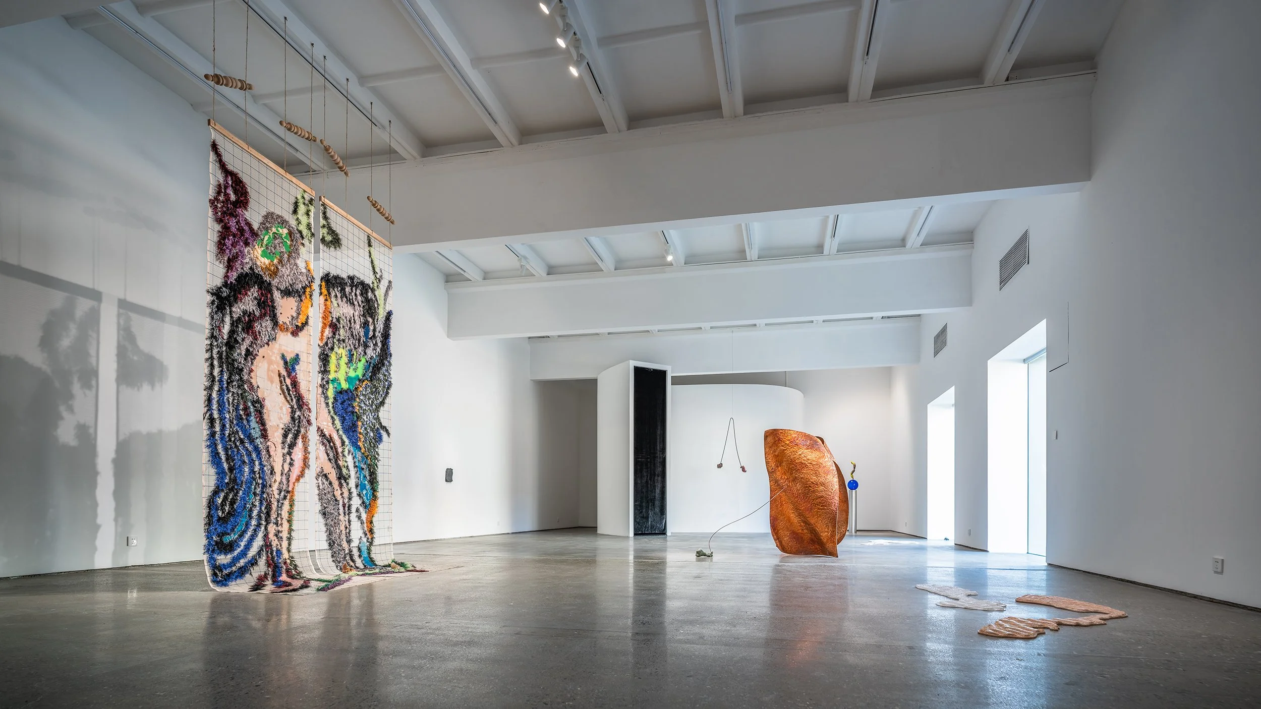 Sunset As Burning Bruise installation view, 2022