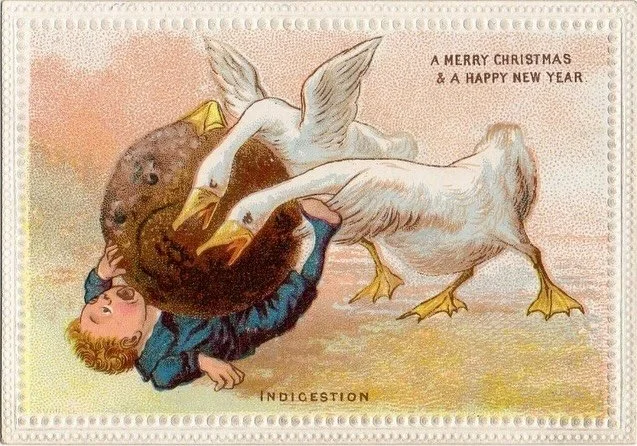 Victorian Christmas cards! The first Christmas card was sent in 1843 by Henry Cole, the first director of the V&amp;A in London who also helped to set up the Uniform Penny Post 📮
As it became cheaper to send them, the market for novelty cards boomed