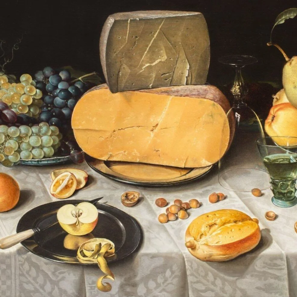 Full of cheese yet? What sort of cheese have you been eating over Christmas? 🧀 

The post-dinner cheese course actually has a long history! In the early modern period, for example, European doctors recommended that cheese be consumed at the end of t