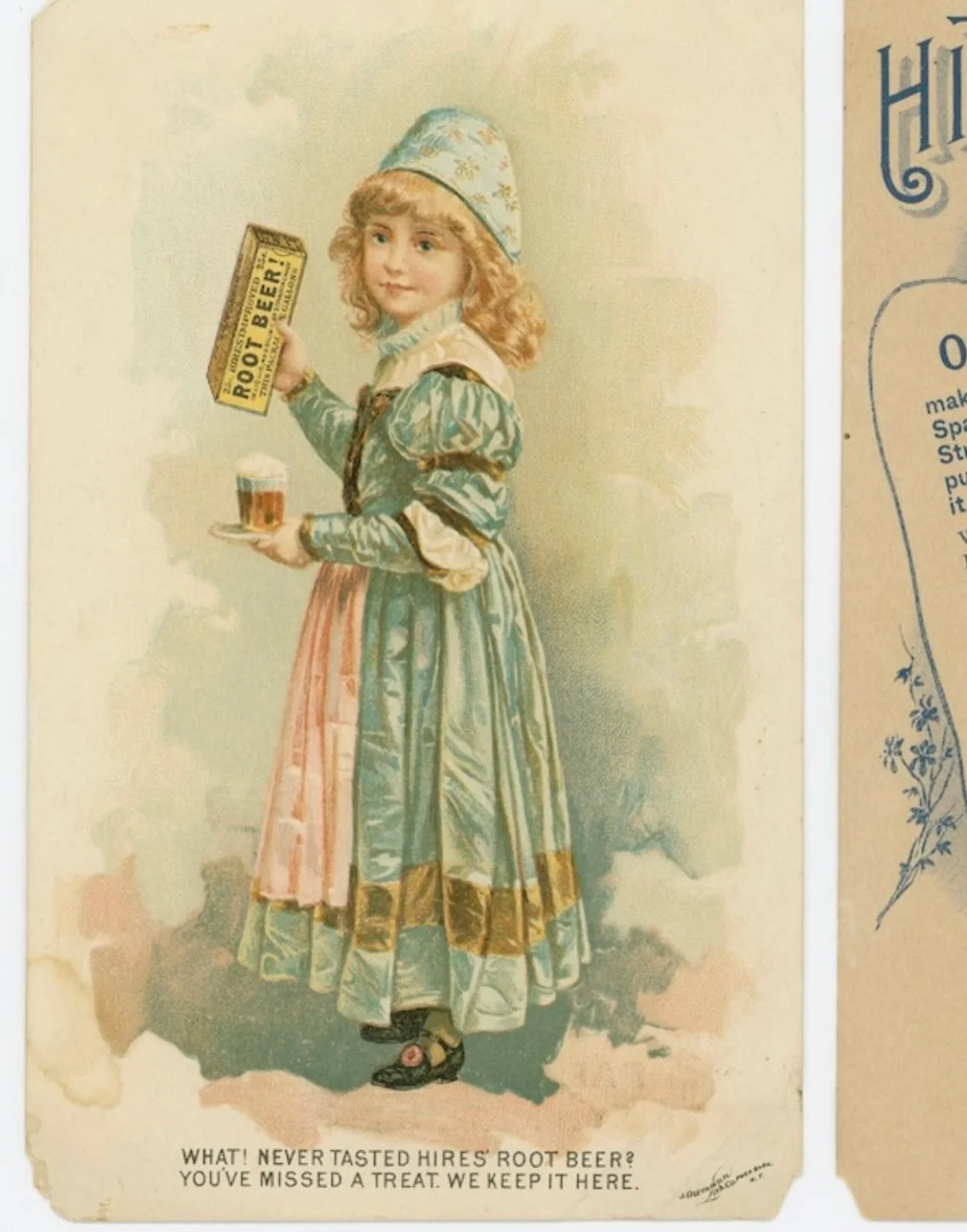 Root beer was inspired by the many root teas made by Native American peoples. In the 19th century, root beers began to be sold commercially, and George Twitchell of Philadelphia began selling a root concentrate syrup intended to be mixed with soda in