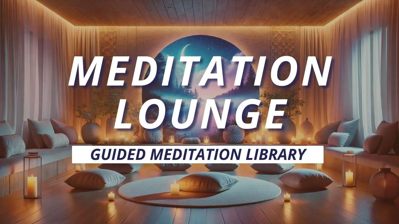An image of a room that says meditation lounge