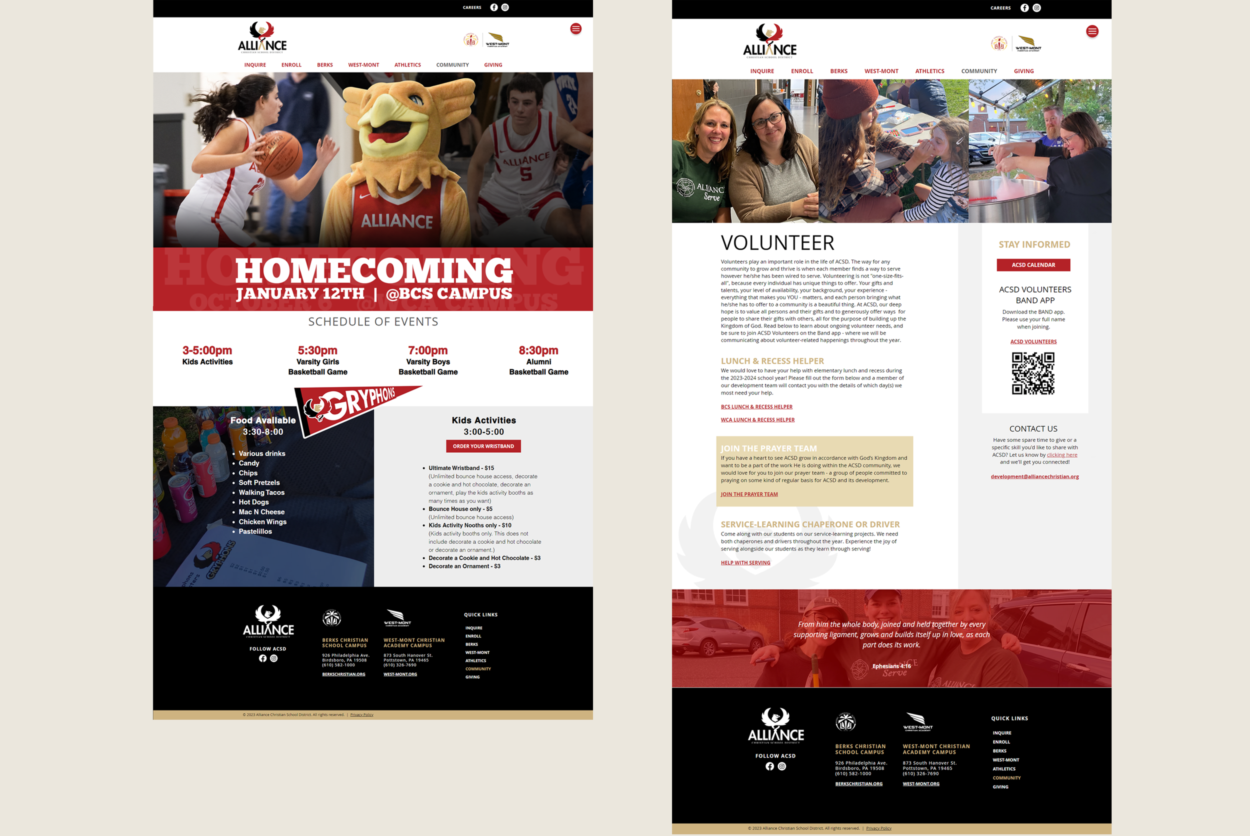 Alliance Christian School District - Homecoming