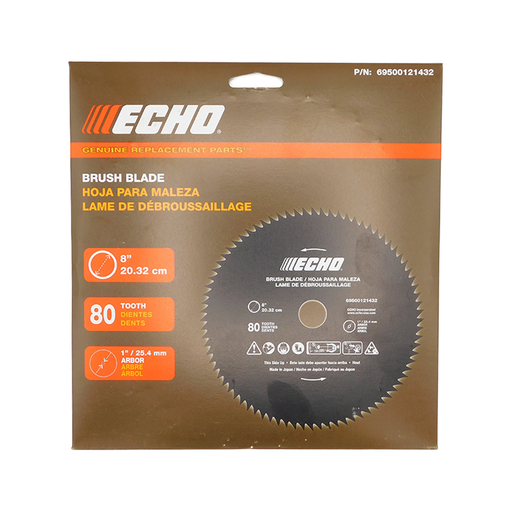 ECHO 80-TOOTH BLADE, 8"" (25MM) - Part# 69500121432