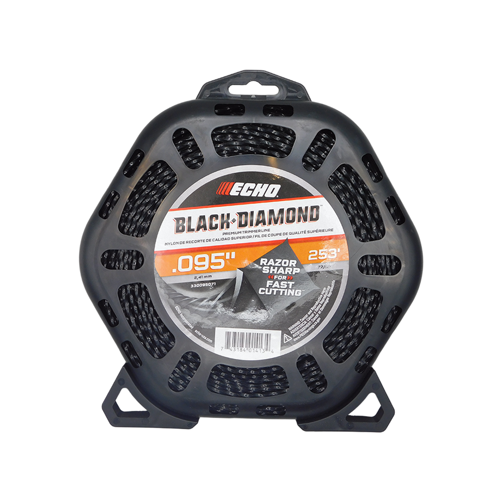 ECHO | .095" Black Diamond Trimmer Line | 253ft | - Part# 330095071