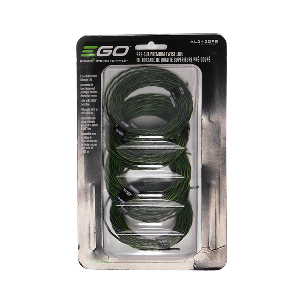 EGO | OEM | .095" Trimmer Line | 14ft | 5 pack | - Part# AL2420PB
