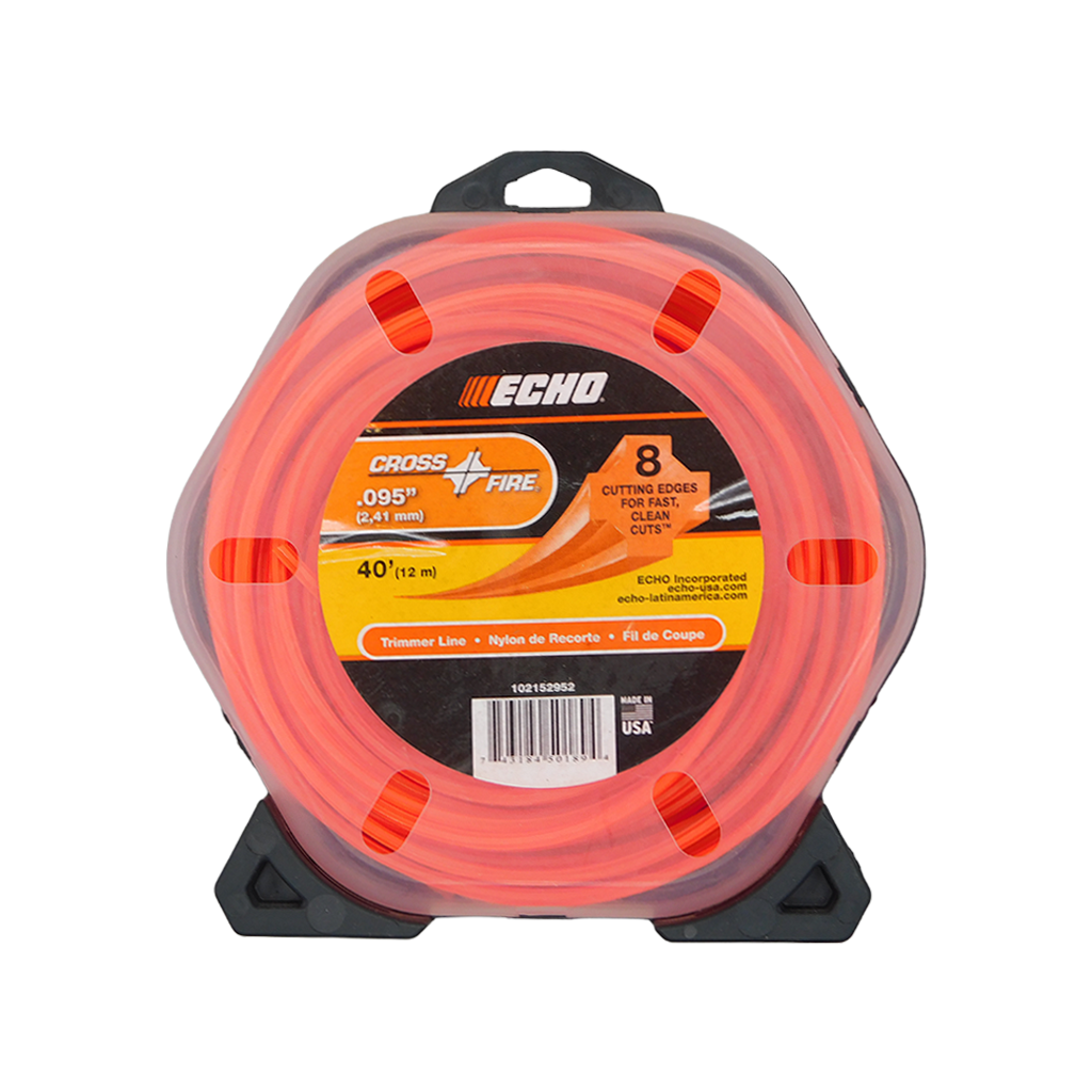 ECHO | OEM | .095" Cross Fire Trimmer Line | 40ft | - Part# 102152952