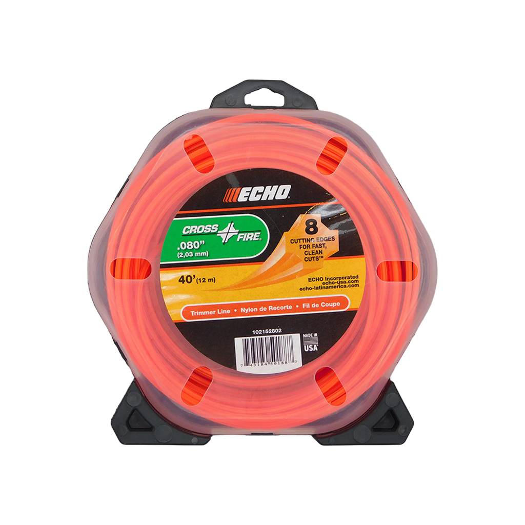 ECHO | OEM | .080" Cross Fire Trimmer Line | 40ft | - Part# 102152802
