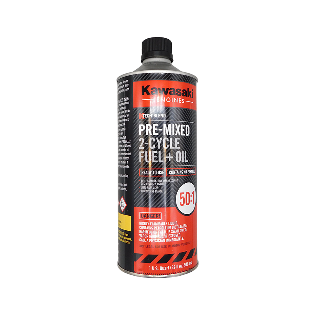 KAWASAKI | OEM | 50:1 Pre-Mixed 2-Cycle Fuel + Oil | 1 QT | - Part# 99969-6559