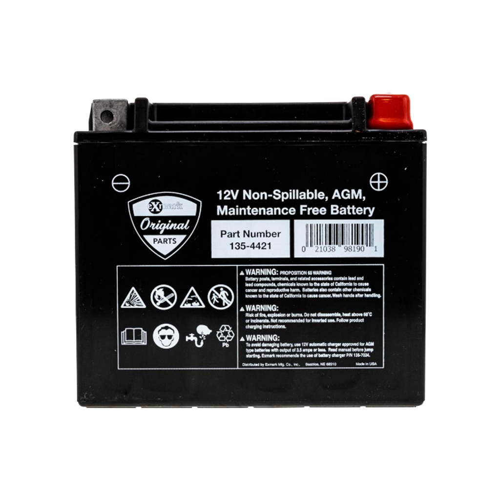 EXMARK | OEM | 12V 310 CCA AGM | Battery | - Part# 142-7345