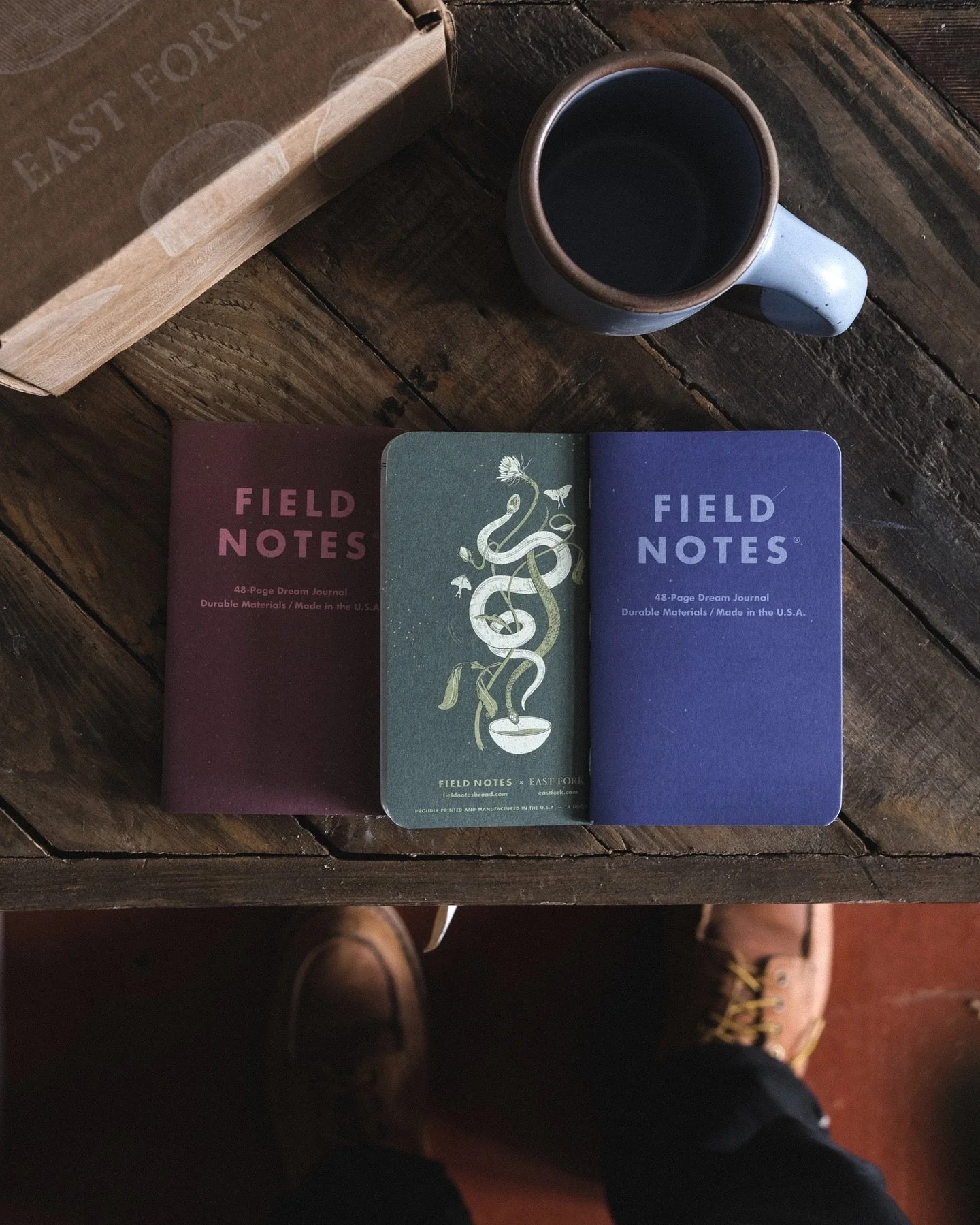 Congrats @fieldnotesbrand + @eastforkpottery on the launch — the dreamers thank you 🤔💭 
#fieldnotesbrand #ruggedstyle #styleeditor #moodygram #eastforkpottery #grainisgood