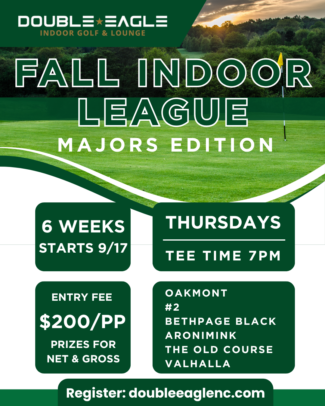Fall League: Majors Edition Flyer