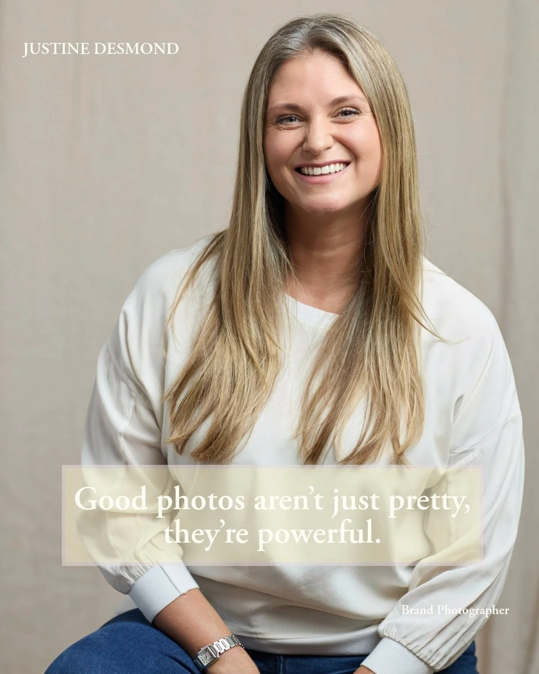 Your headshot or brand photo is often the first impression people get of you online. It can make the difference between someone trusting you or scrolling past. 

This is especially true of client facing roles. I remember looking for a therapist and c