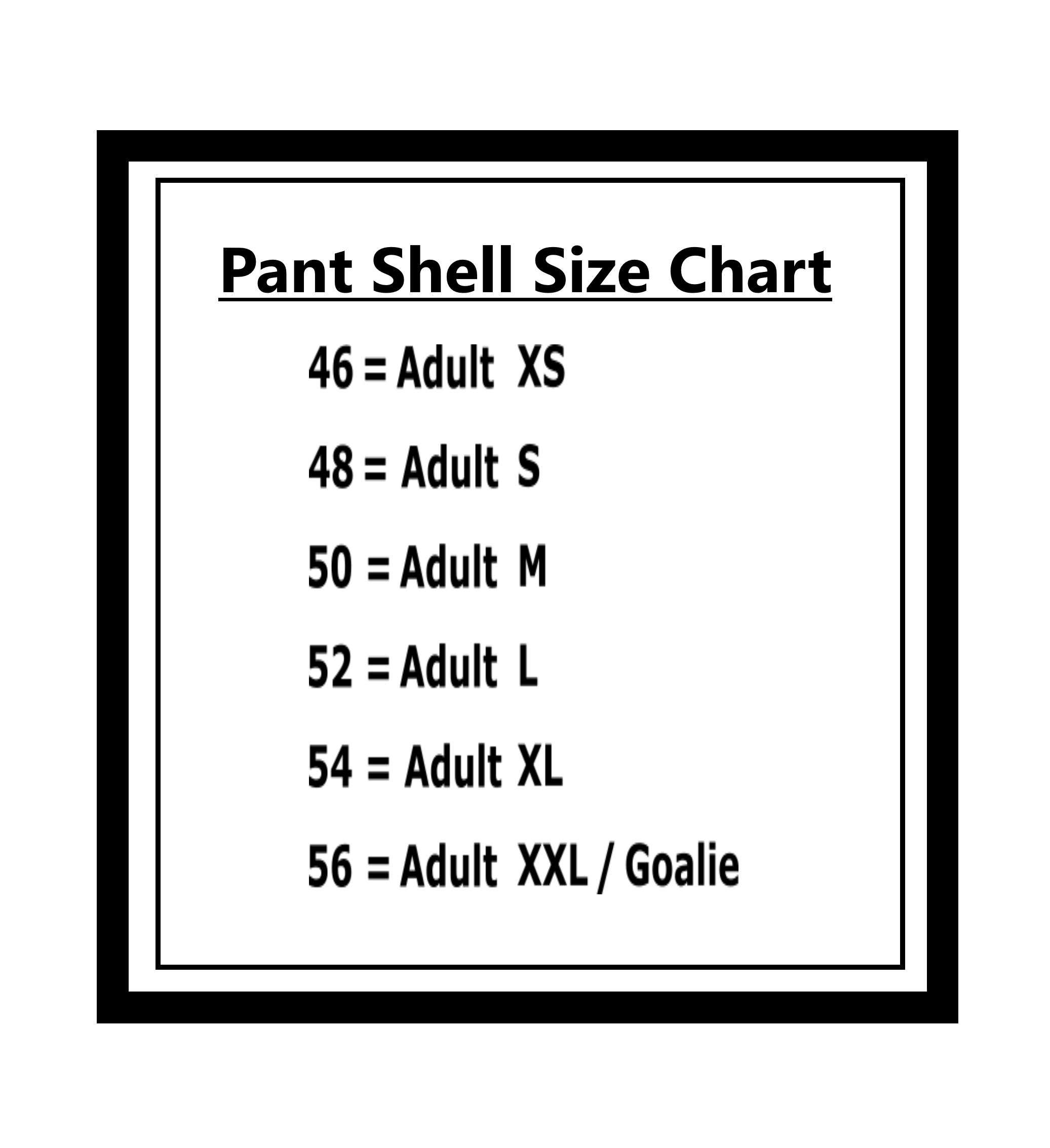 NT Game Pant Shell Size Chart.png