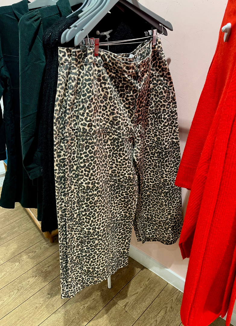 Leopard Print Pants in Store Revival of Leopard Print