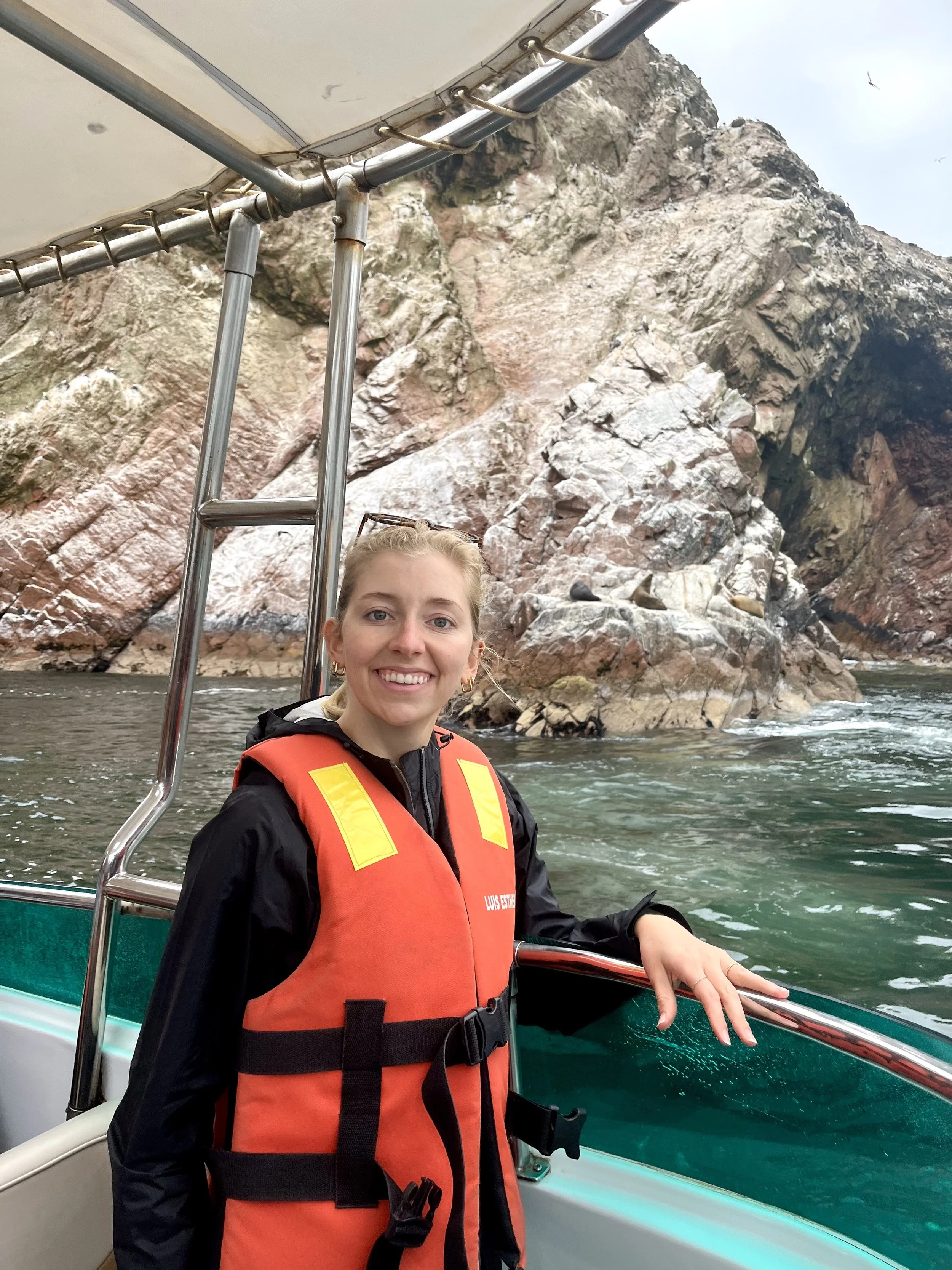 Boat ride to Ballestas Islands in Paracas Peru