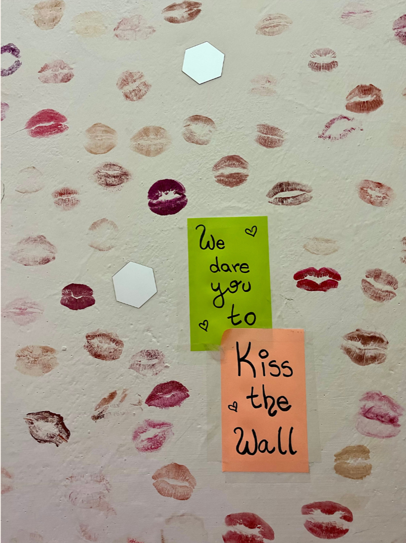 Womens Only Hostel Wall of Kisses Prague