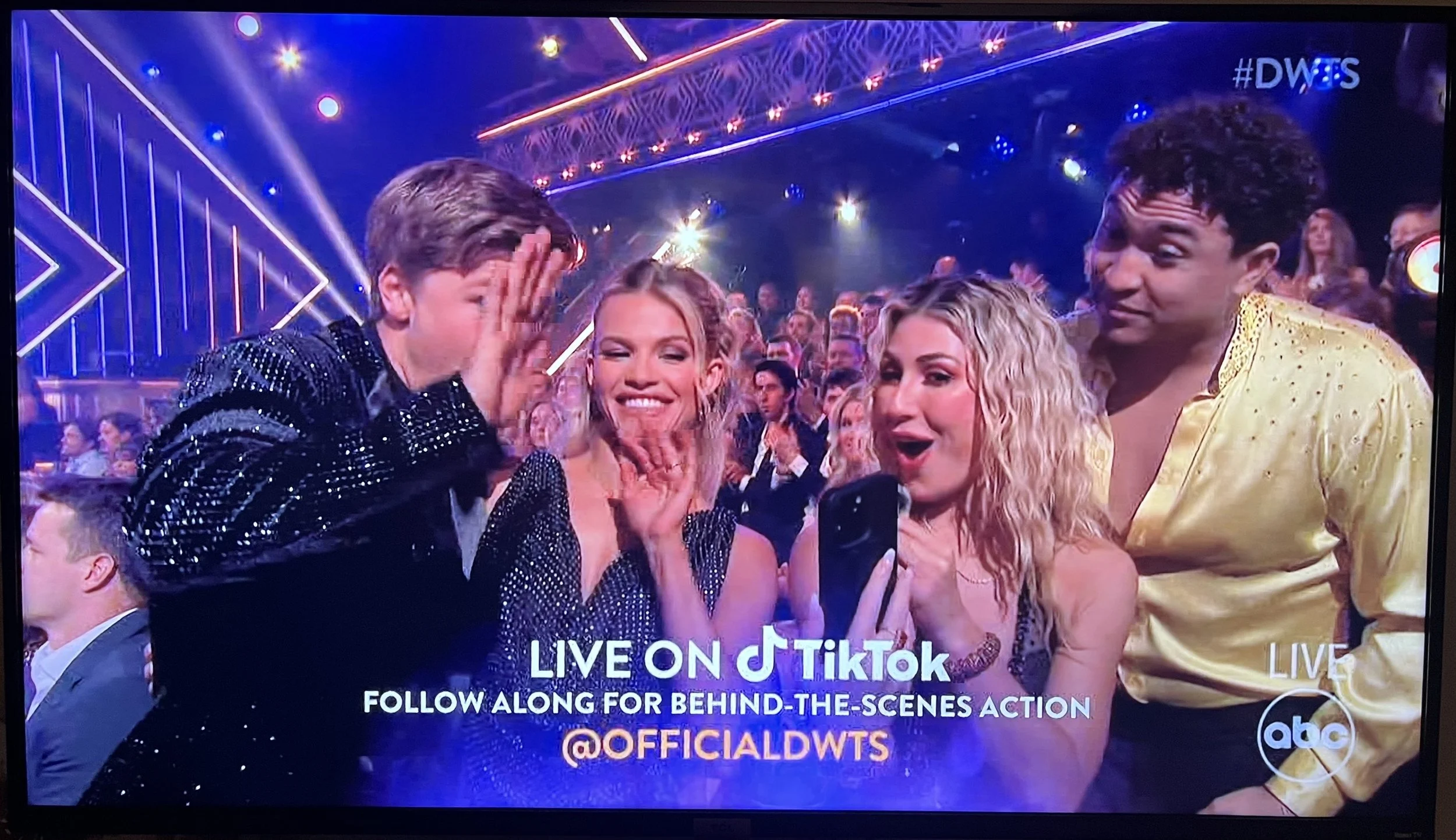 Dancing With The Stars live show with TikTok live