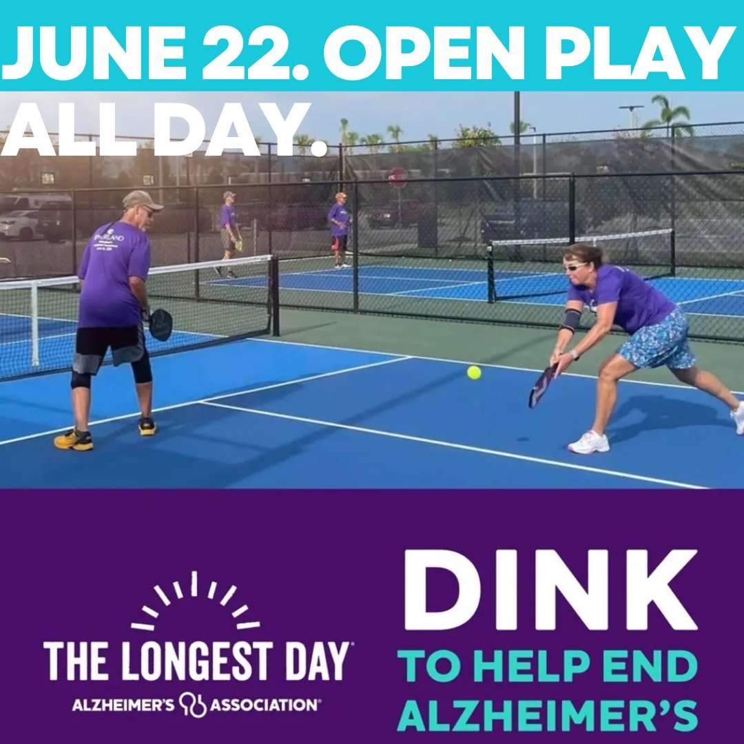 Mark your calendars and Join us for a Solstice Inspired Fundraiser!

On June 22nd, We&rsquo;re hosting a Special Open Play sessions All Day as part of the national The Longest Day&reg; fundraising effort.

Helping is simple - come to an Open Play and