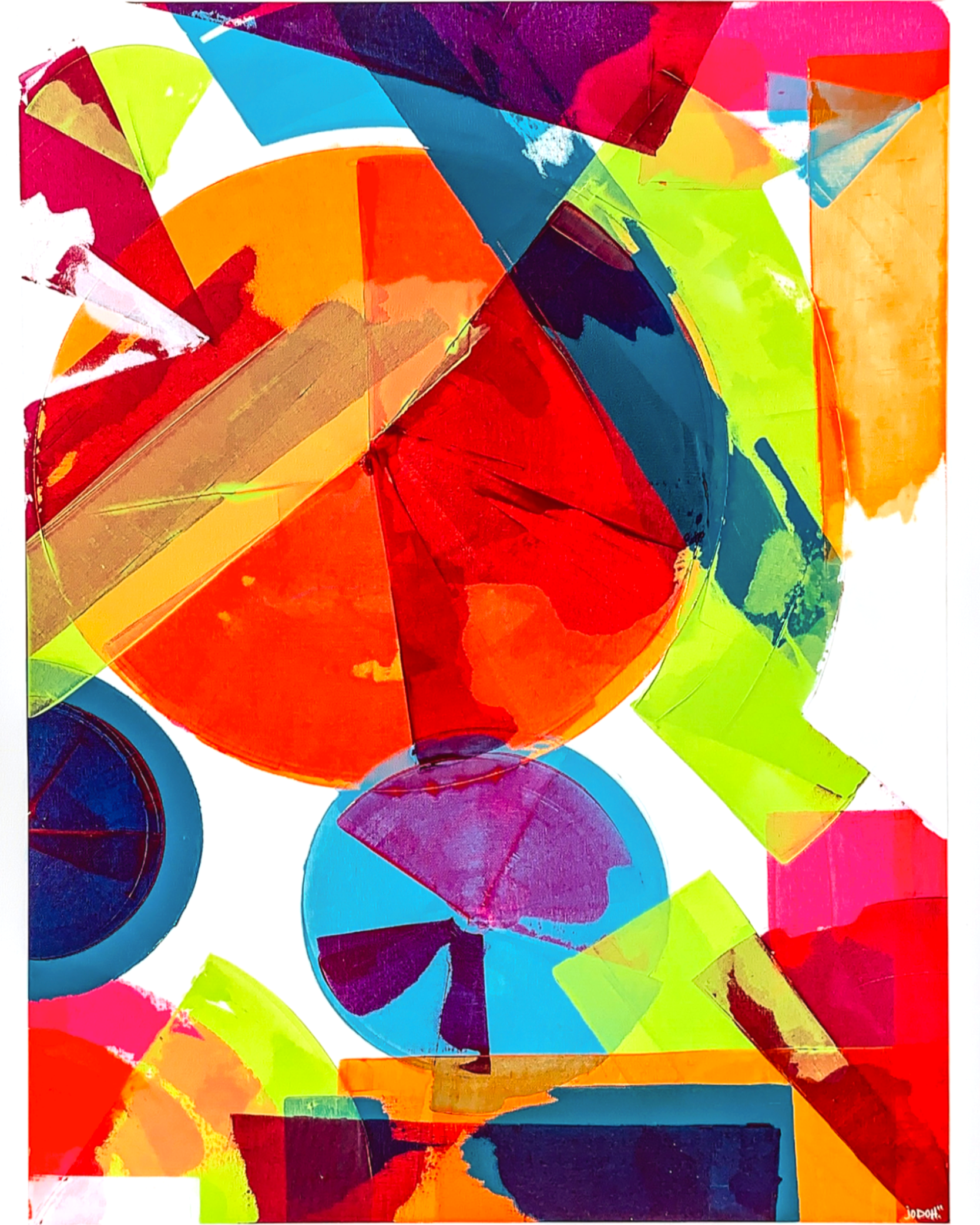 PRISMO | 30”x40” acrylic & posca on canvas