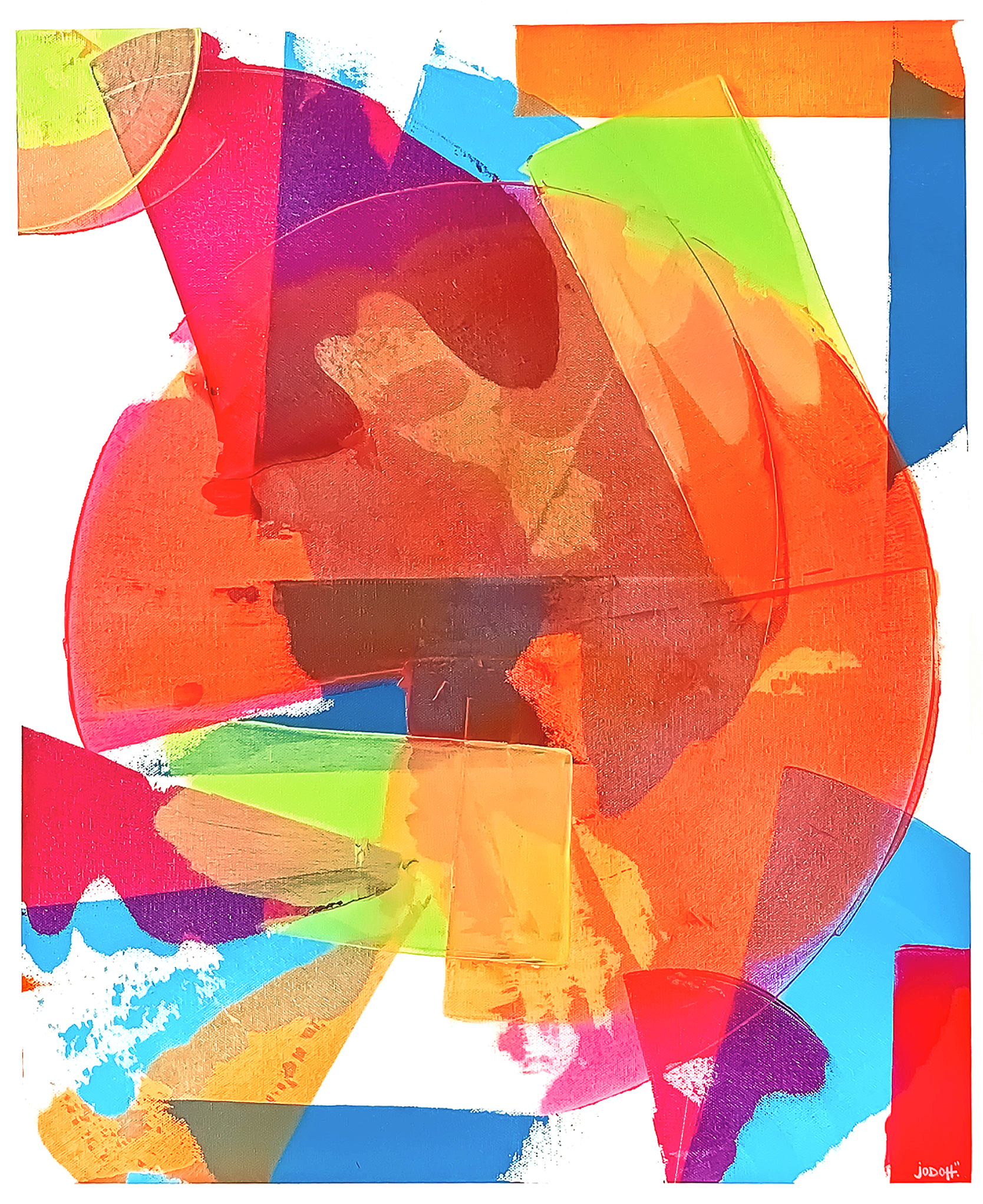 BASE BEAT | 20”x30” acrylic & posca on canvas