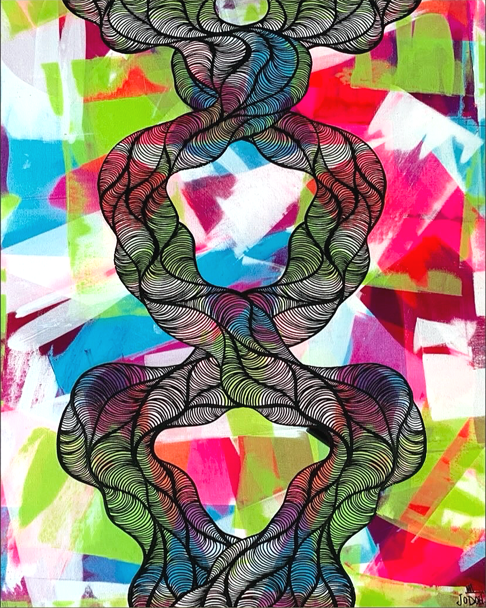 WHAT I WAS MADE FOR | 30”x40” acrylic & posca on canvas